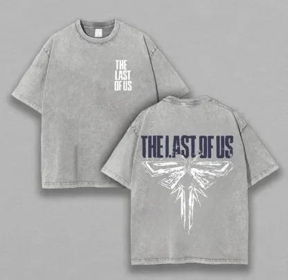 The Last Of Us Printed Unisex Washed T-Shirt