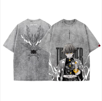 Zenitsu Anime Washed T-Shirt