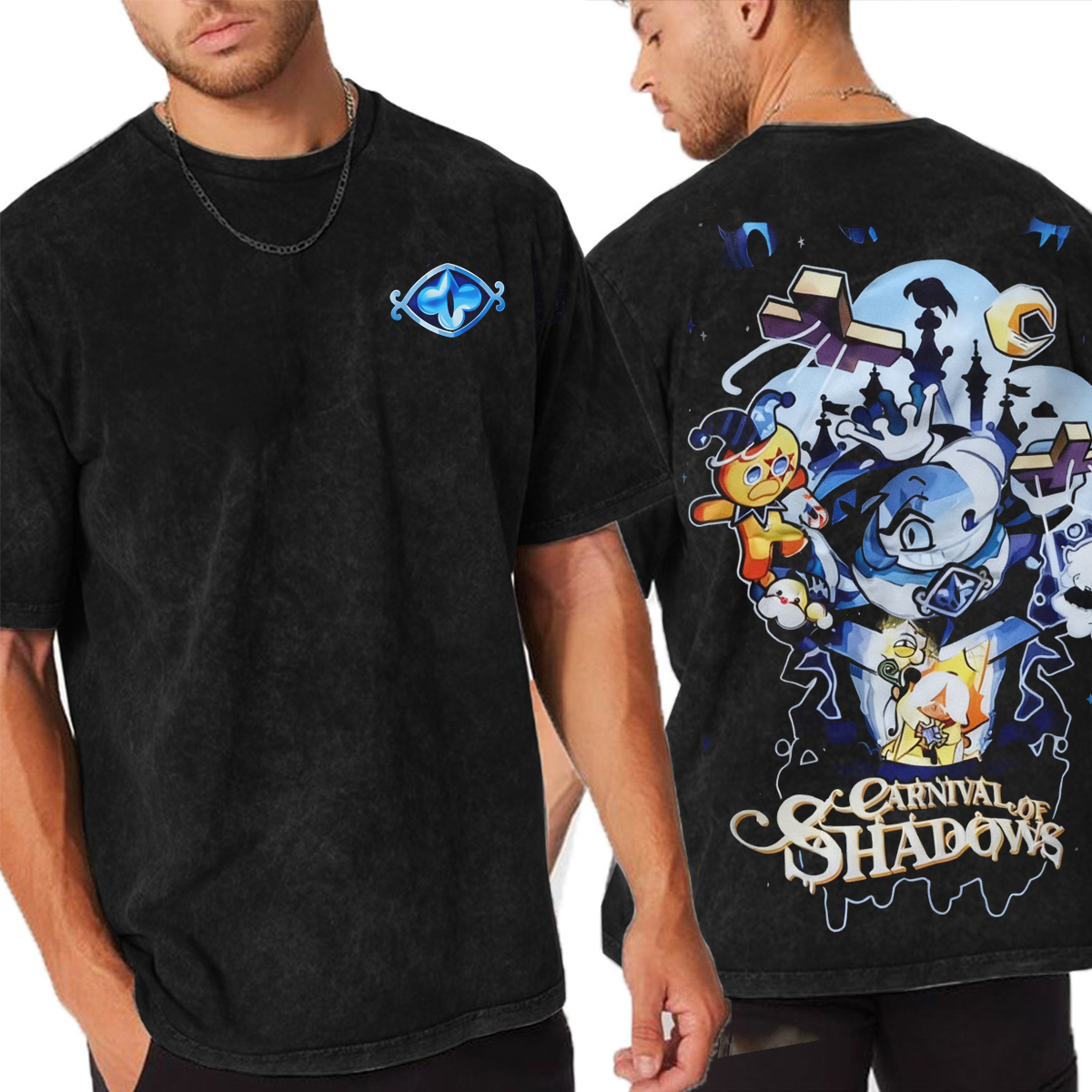 CookieRun: Kingdom Gingerbread Man Kingdom Shadow Milk Vintage Washed T-shirt/Crewneck/Hoodie