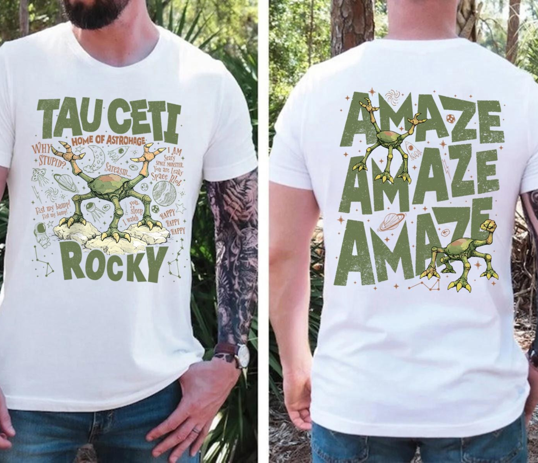 Rocky Tau Ceti Astrophage,Project Hail Mary Inspired Unisex Shirts/Crewneck/Hoodie