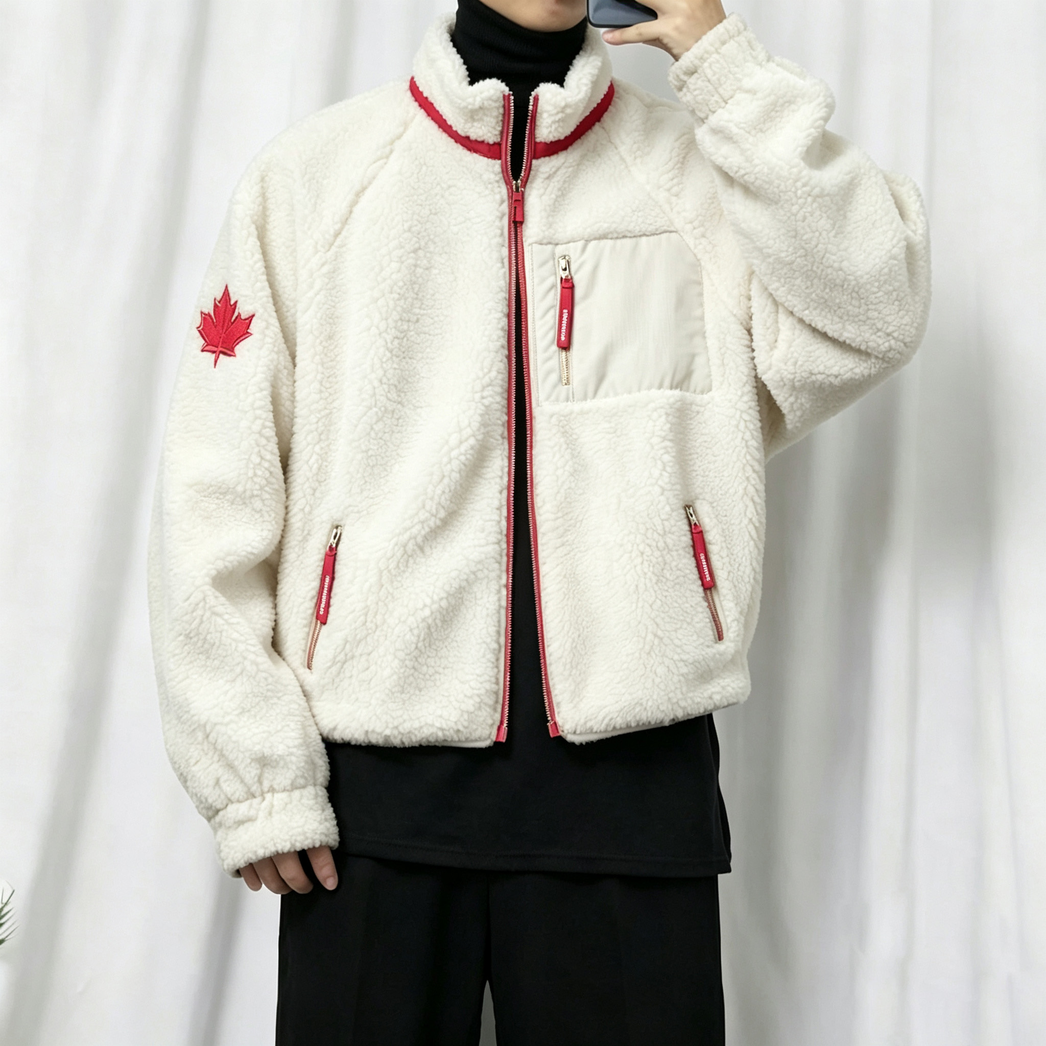 The Province of Canada x Heated Rivalry limited edition Fleece Jacket