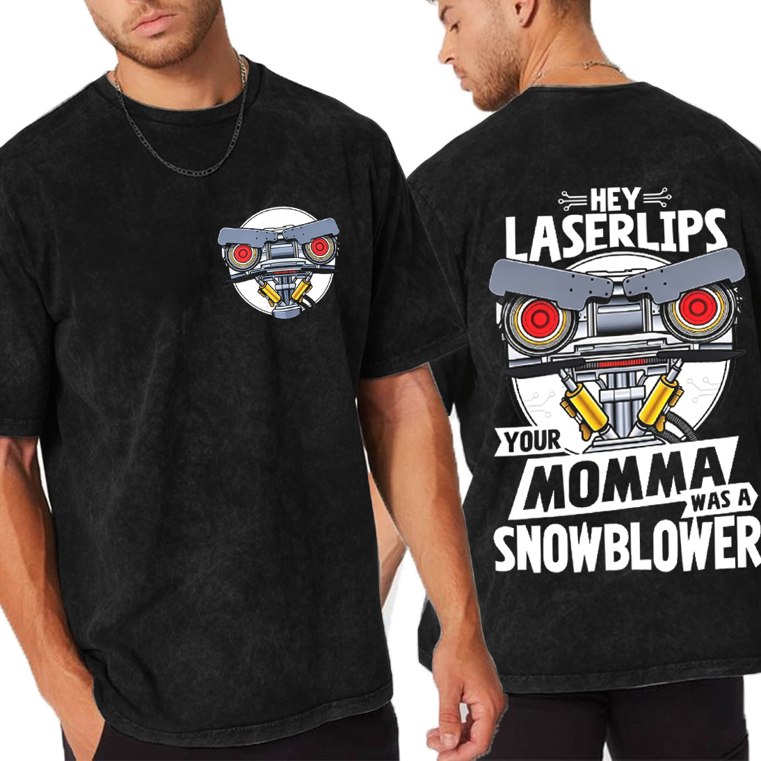 Short Circuit Johnny5 Vintage Washed T-shirt/Crewneck/Hoodie