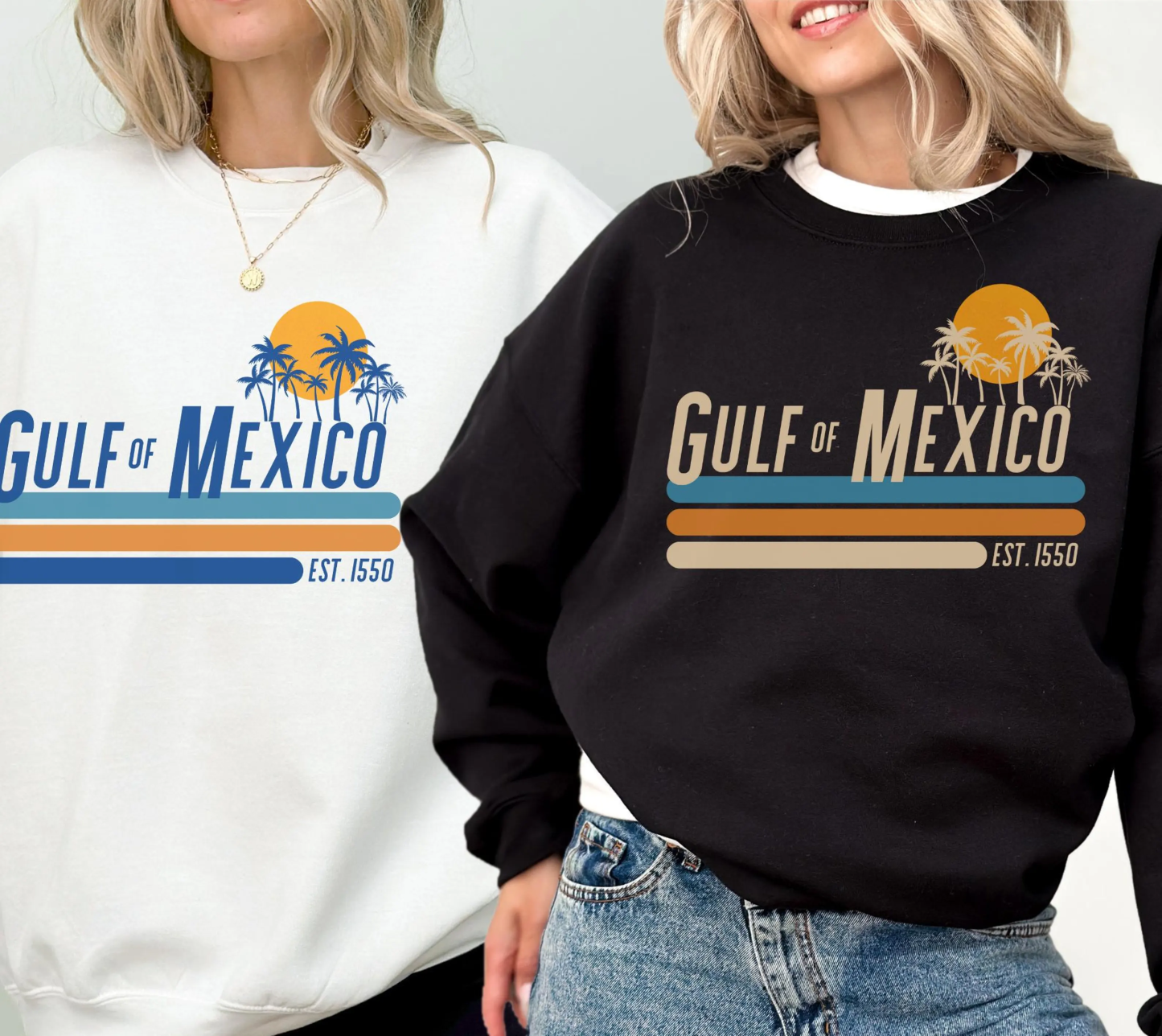 Gulf of Mexico Texas Alabama Mississippi Florida Beach Unisex T-shirt/Crewneck/Hoodie