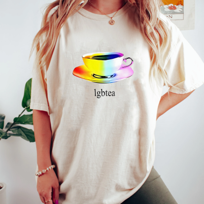 Colorful tea Lgbtea LGBT Unisex T-shirt/Crewneck/Hoodie