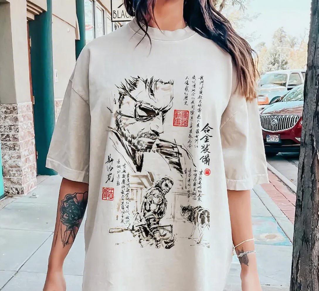 Game Metal Gear Solid Cotton Shirt