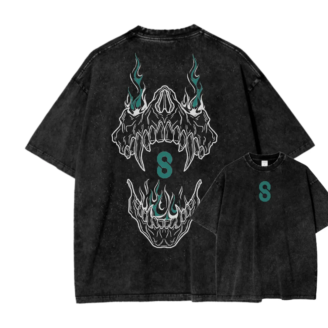 Kaiju No.8 Vintage Unisex Fit Washed T-Shirt 2505016595