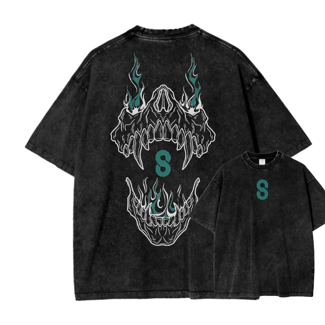 Kaiju No.8 Vintage Unisex Fit Washed T-Shirt 2505016595