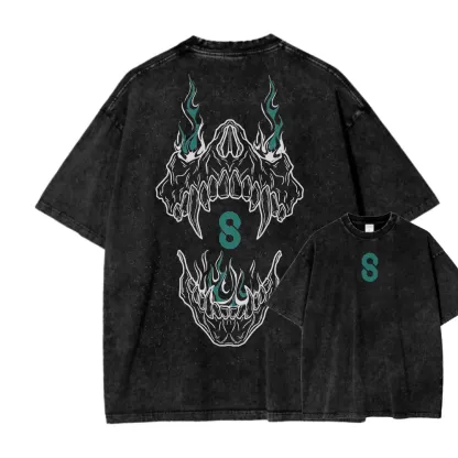 Kaiju No.8 Vintage Unisex Fit Washed T-Shirt 2505016595