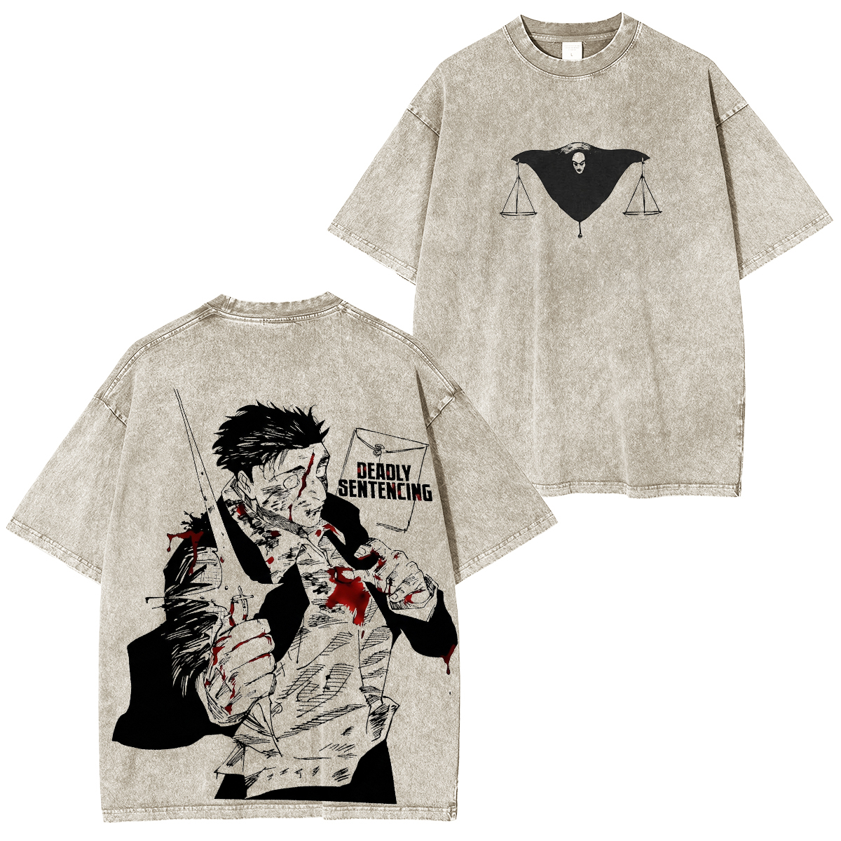 Jujutsu Kaisen:Hiromi Higuruma Anime Washed T-shirt/Crewneck/Hoodie