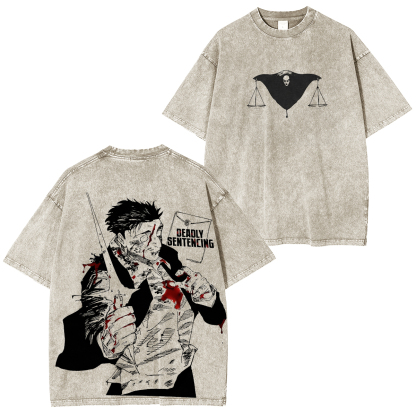 Jujutsu Kaisen:Hiromi Higuruma Anime Washed T-shirt/Crewneck/Hoodie