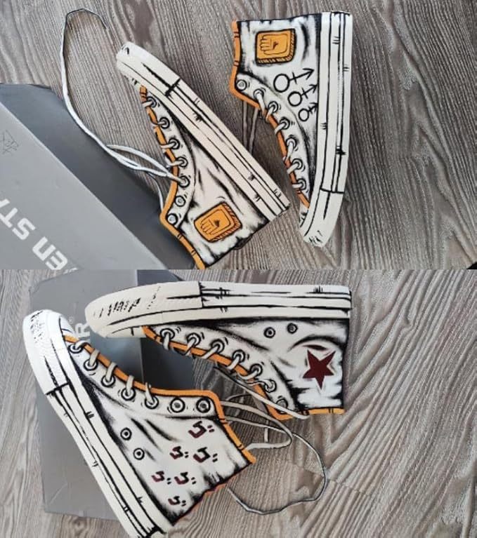 JoJo's Bizarre Adventure JOJO Shoes Graffiti Sneakers Shoes