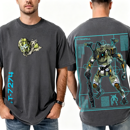 Titanfall BT Fanart Washed T-shirt/Crewneck/Hoodie