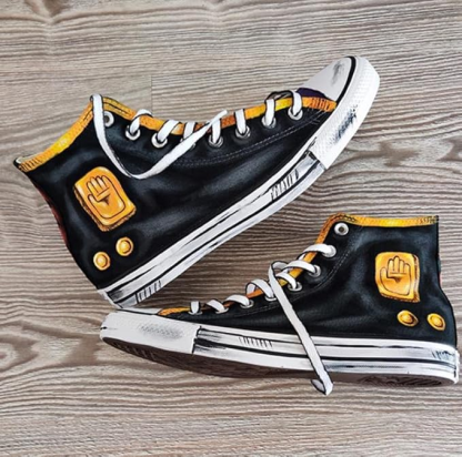 JoJo's Bizarre Adventure JOJO Shoes Graffiti Sneakers Shoes