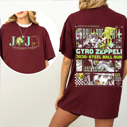 Steel Ball Run - Episode 1: Gyro Zeppeli Unisex Shirts/Crewneck/Hoodie