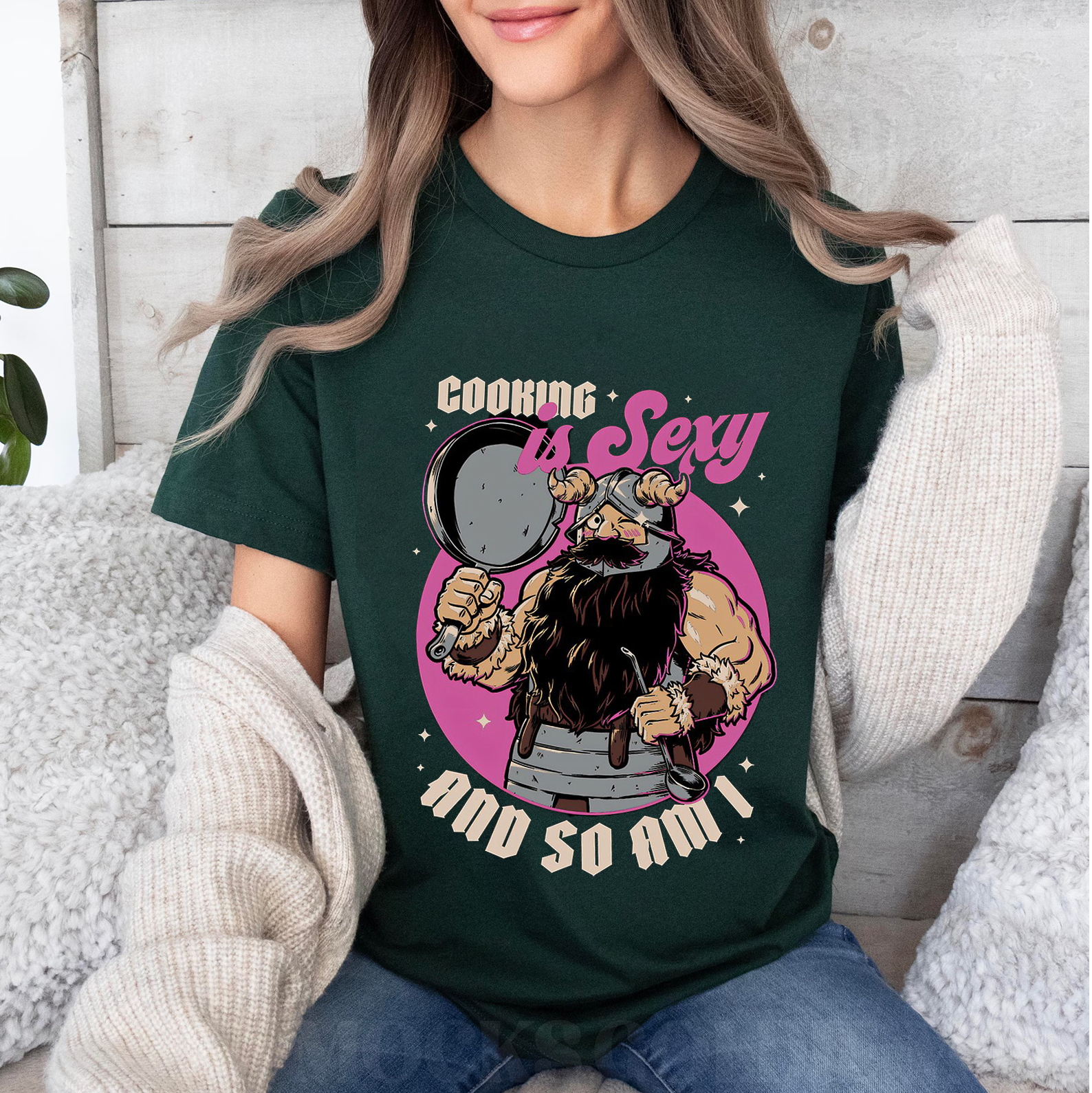 Cooking Is Sexy And So Am i ,Delicious in Dungeon Anime Funny Unisex T-shirt/Crewneck/Hoodie