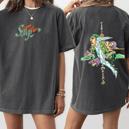 D4C (Story Arc) - JoJo's Bizarre Encyclopedia Oversized T-shirt/Crewneck/Hoodie