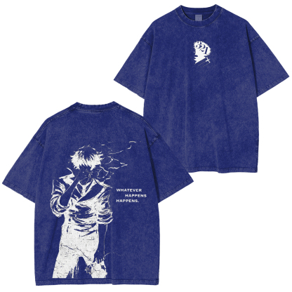 Cowboy Bebop Spike Spiegel . Vintage Washed T-shirt/Crewneck/Hoodie