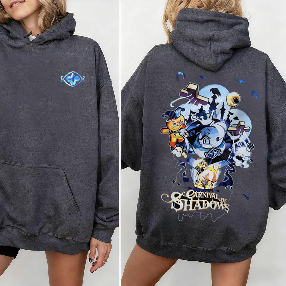 CookieRun: Kingdom Gingerbread Man Kingdom Shadow Milk Vintage Washed T-shirt/Crewneck/Hoodie