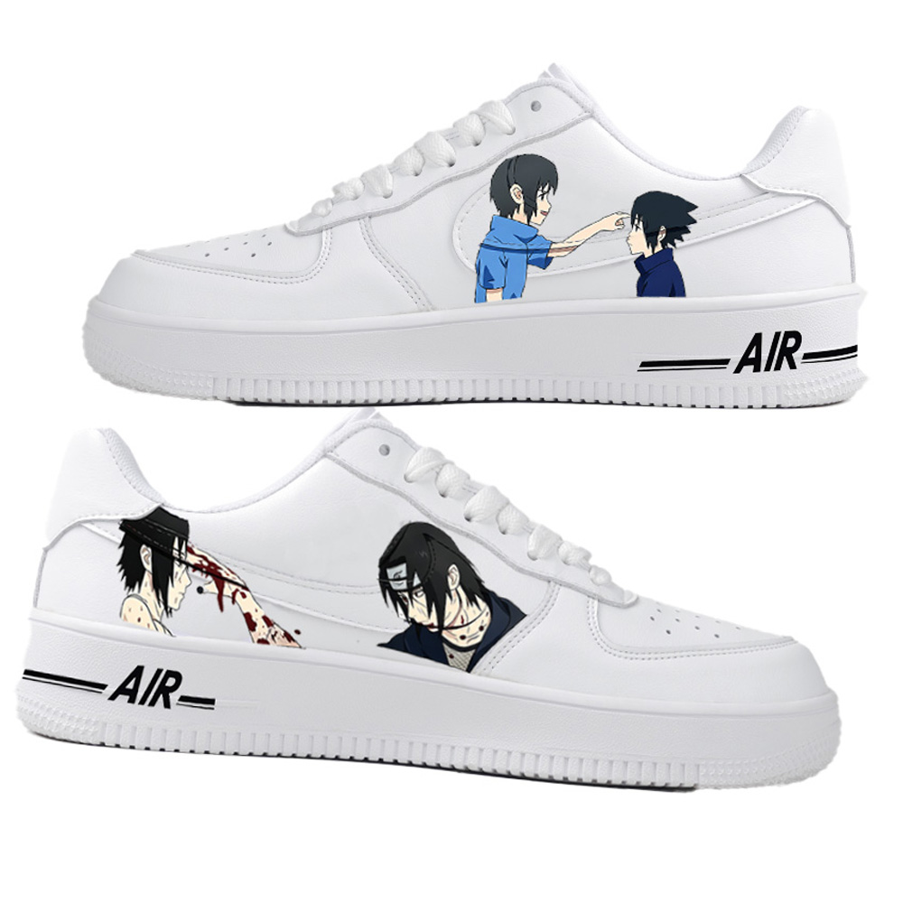 Naruto Itach Sasuke Force 1 Skateboarding Shoes
