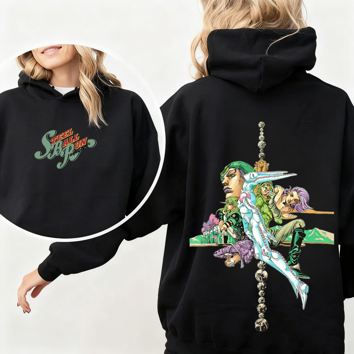 D4C (Story Arc) - JoJo's Bizarre Encyclopedia Oversized T-shirt/Crewneck/Hoodie