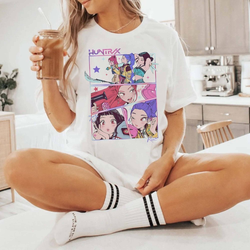 Mira, Rumi, Zoey Huntrix, Kpop Demon Hunters T-shirt