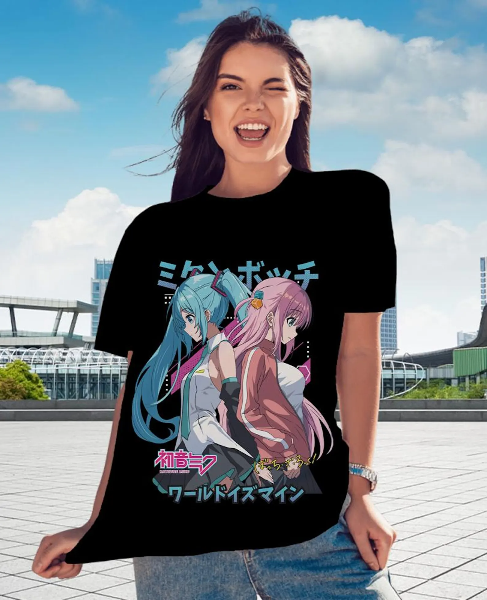 Anime Lovers Graphic Anime Tee hatsune Shirt /Crewneck/Hoodie