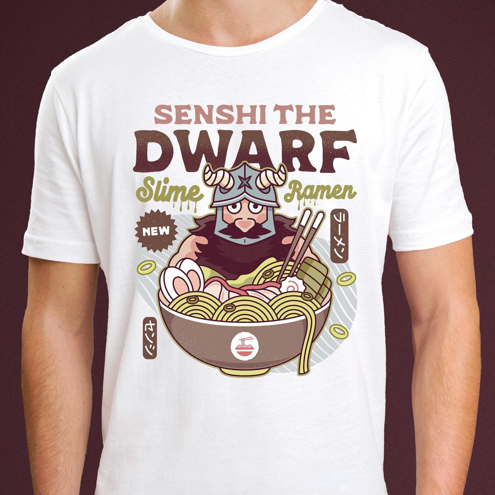 Camiseta is a slime ramen by a dwarf chef suitable for both men and women