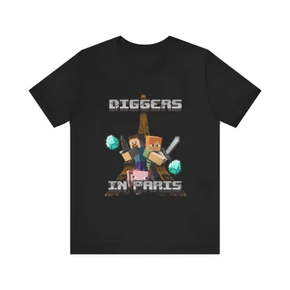 Diggers In Paris Funny Minecraft Shirt - Funny Shirts