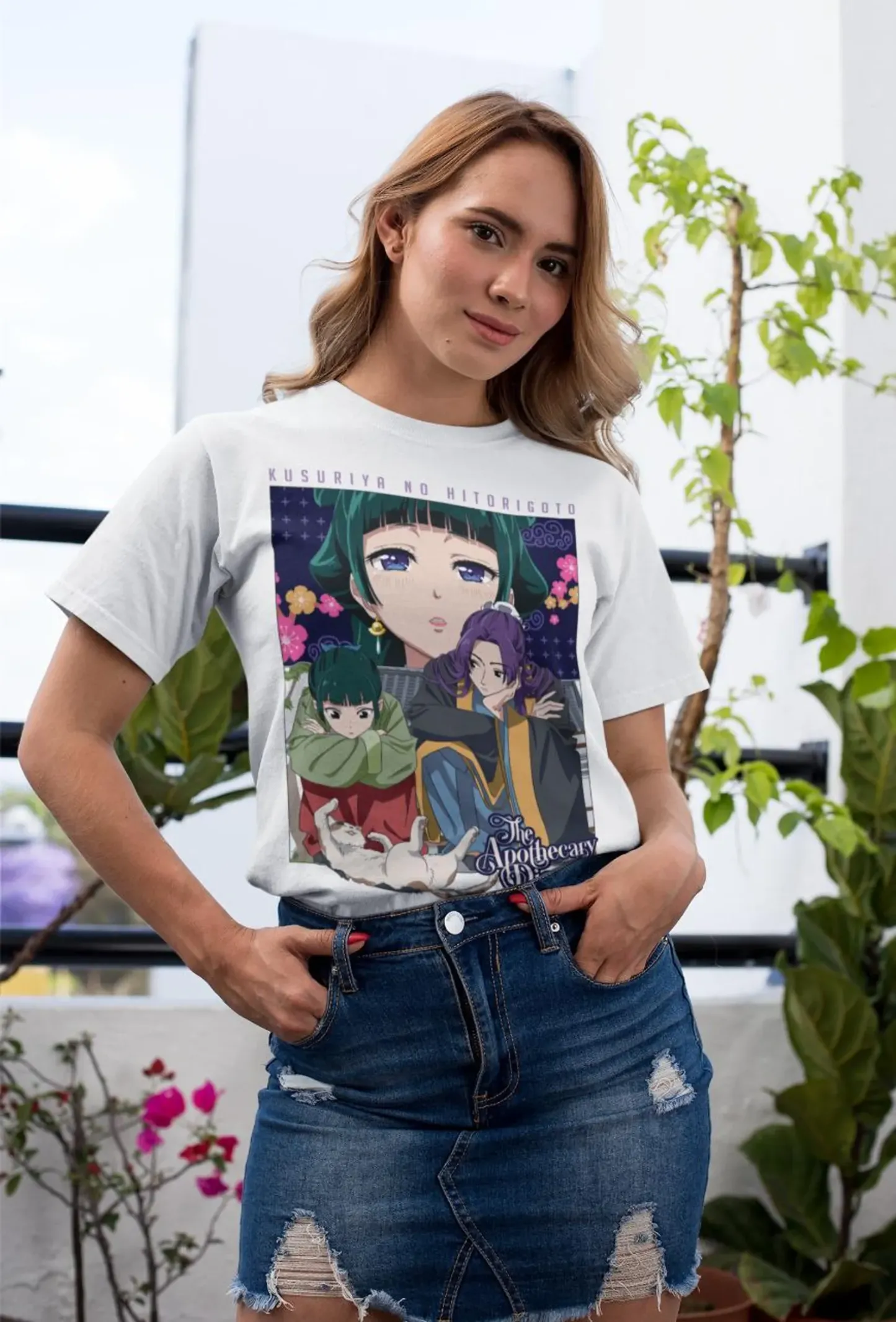 Anime Apothecary Unisex T-shirt - Japanese Manga Art