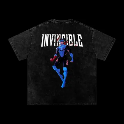 Invincible Mark Bloodied Vintage Heavyweight Graphic Shirt