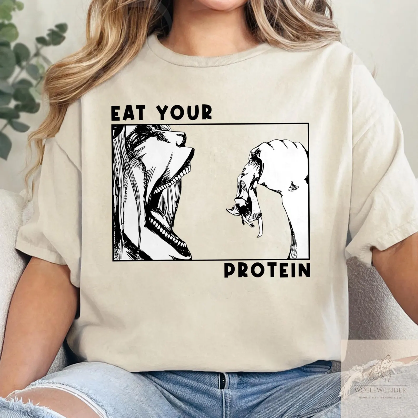 Anime T-shirt "Titan Attack"