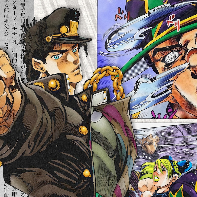 Jojo's Bizarre Adventure Anime/Manga Poster Poster