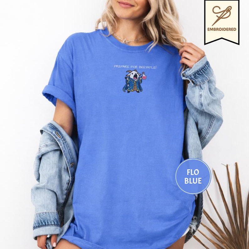 Dungeon Crawler Carl Embroidered Prepotente Comfort Colors 1717 Unisex Shirts/Crewneck/Hoodie