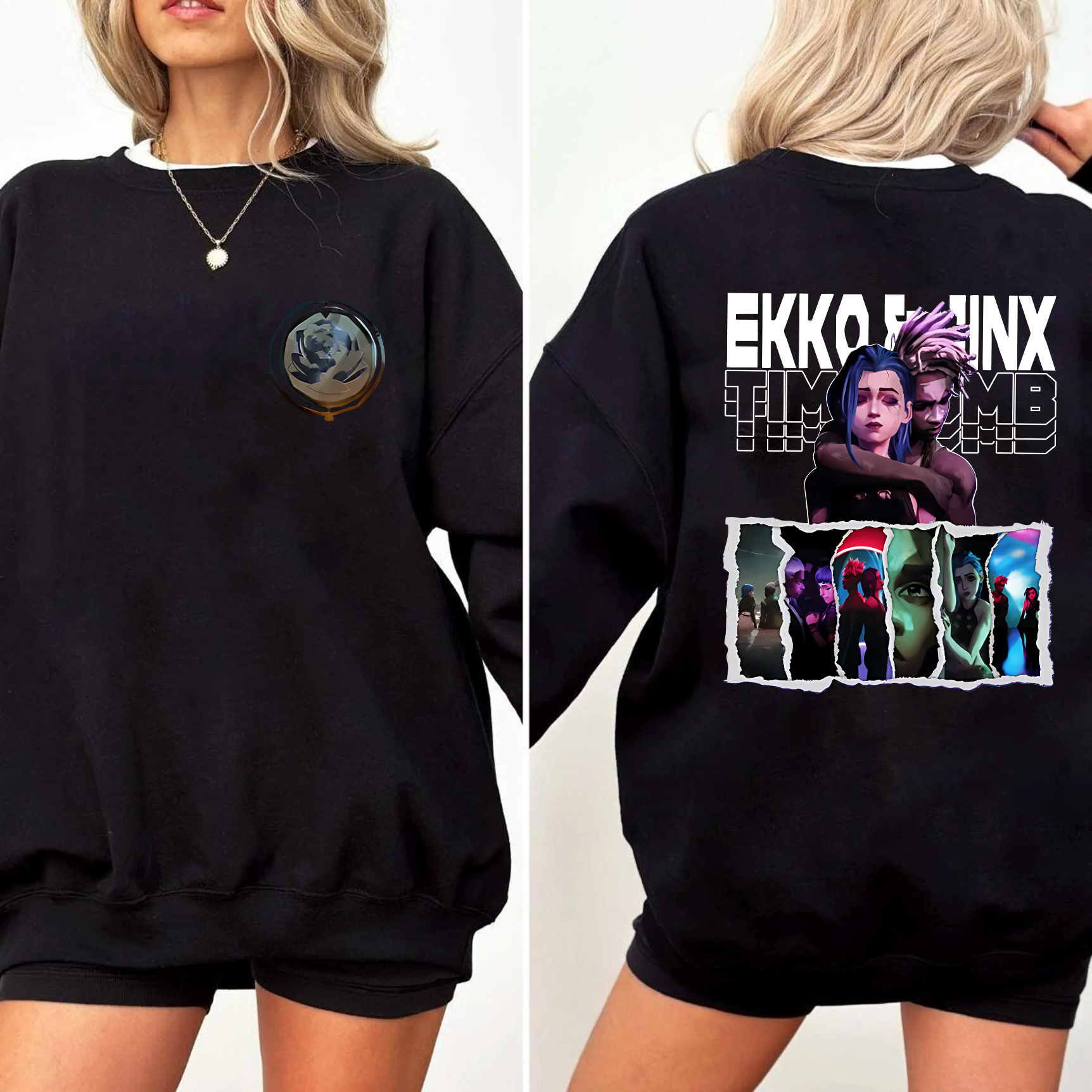 Ekko Jinx Arcane T-Shirts