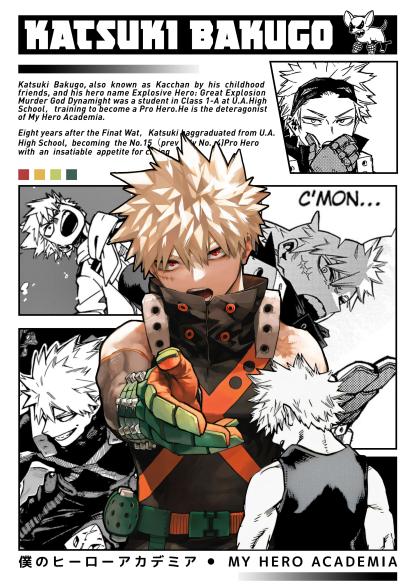 My Hero Academia MHA Poster