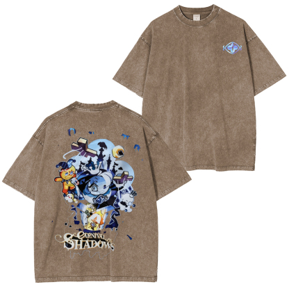 CookieRun: Kingdom Gingerbread Man Kingdom Shadow Milk Vintage Washed T-shirt/Crewneck/Hoodie