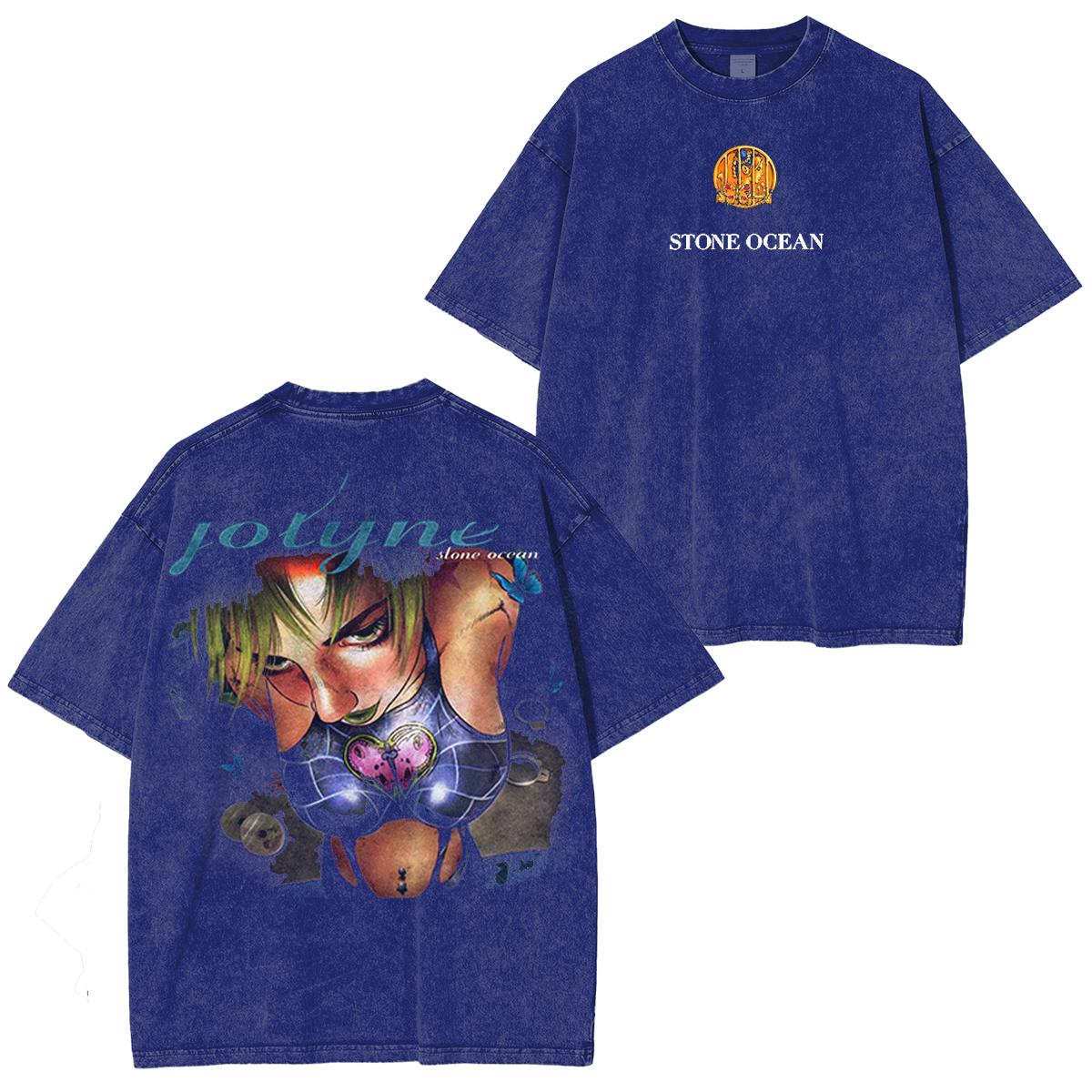 Jolyne Cujoh Stone Ocean Jojo Vintage Washed T-shirt/Crewneck/Hoodie