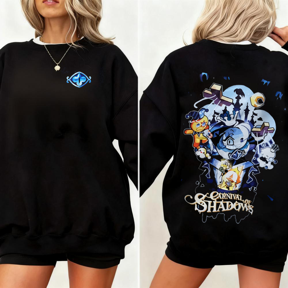 CookieRun: Kingdom Gingerbread Man Kingdom Shadow Milk Vintage Washed T-shirt/Crewneck/Hoodie