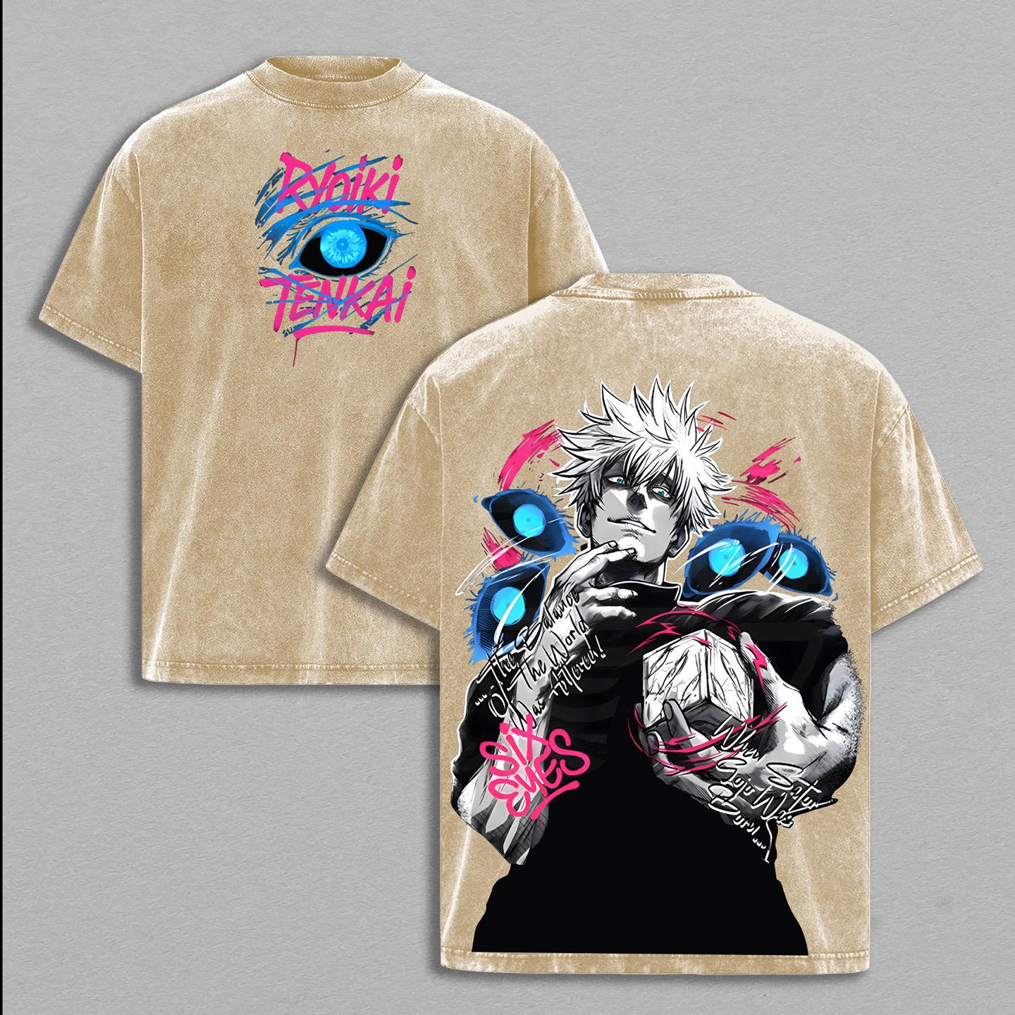 Jujutsu Kaisen Washed T-shirt/Crewneck/Hoodie