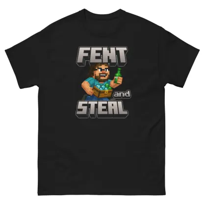 Fent and Steal Minecraft Parody T-Shirt
