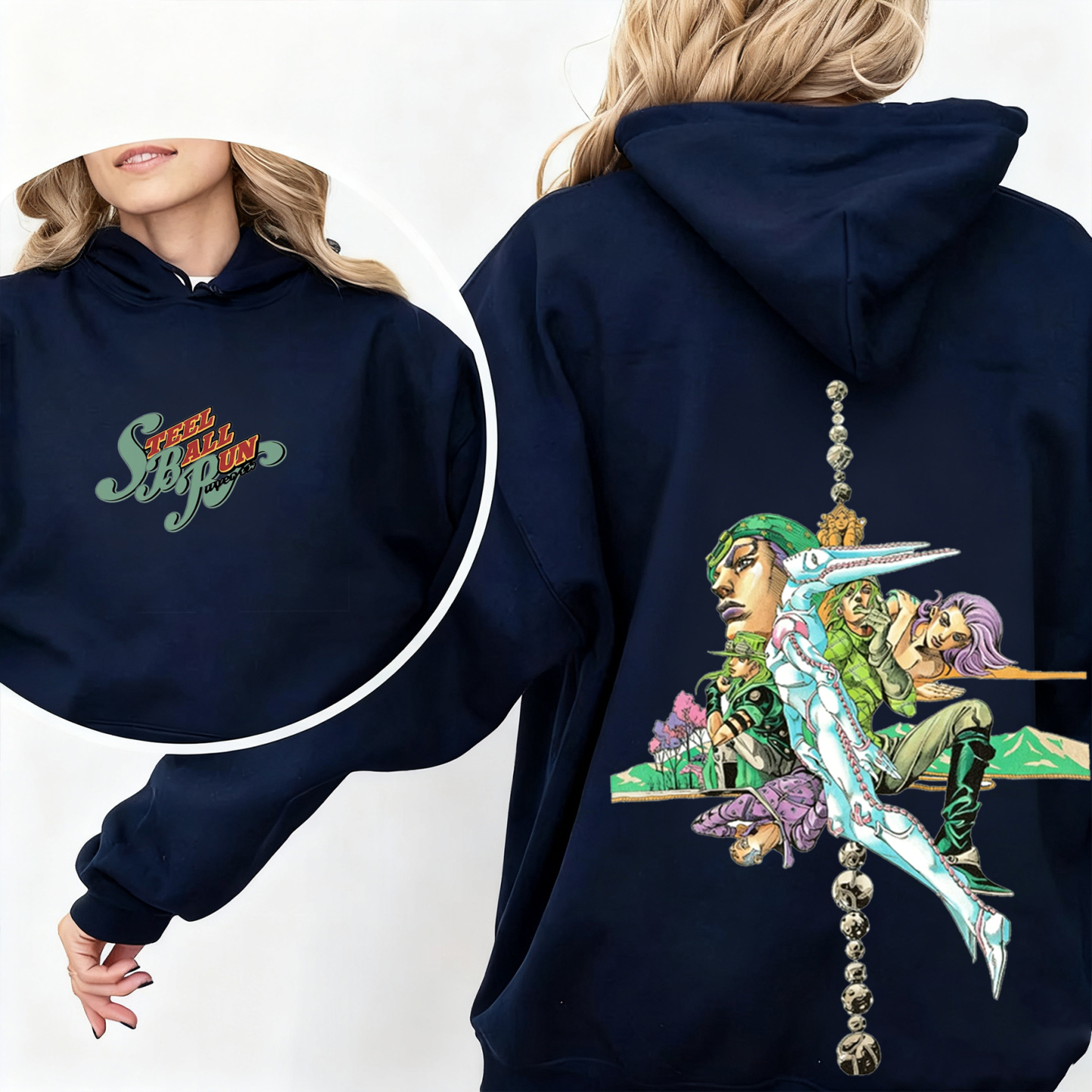 D4C (Story Arc) - JoJo's Bizarre Encyclopedia Oversized T-shirt/Crewneck/Hoodie