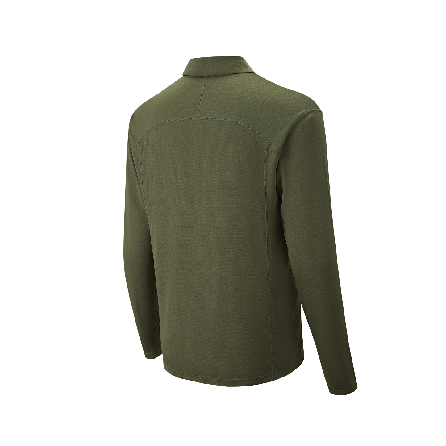 Autumn outdoor hiking half-zip quick-drying antibacterial long-sleeve base layer shirt