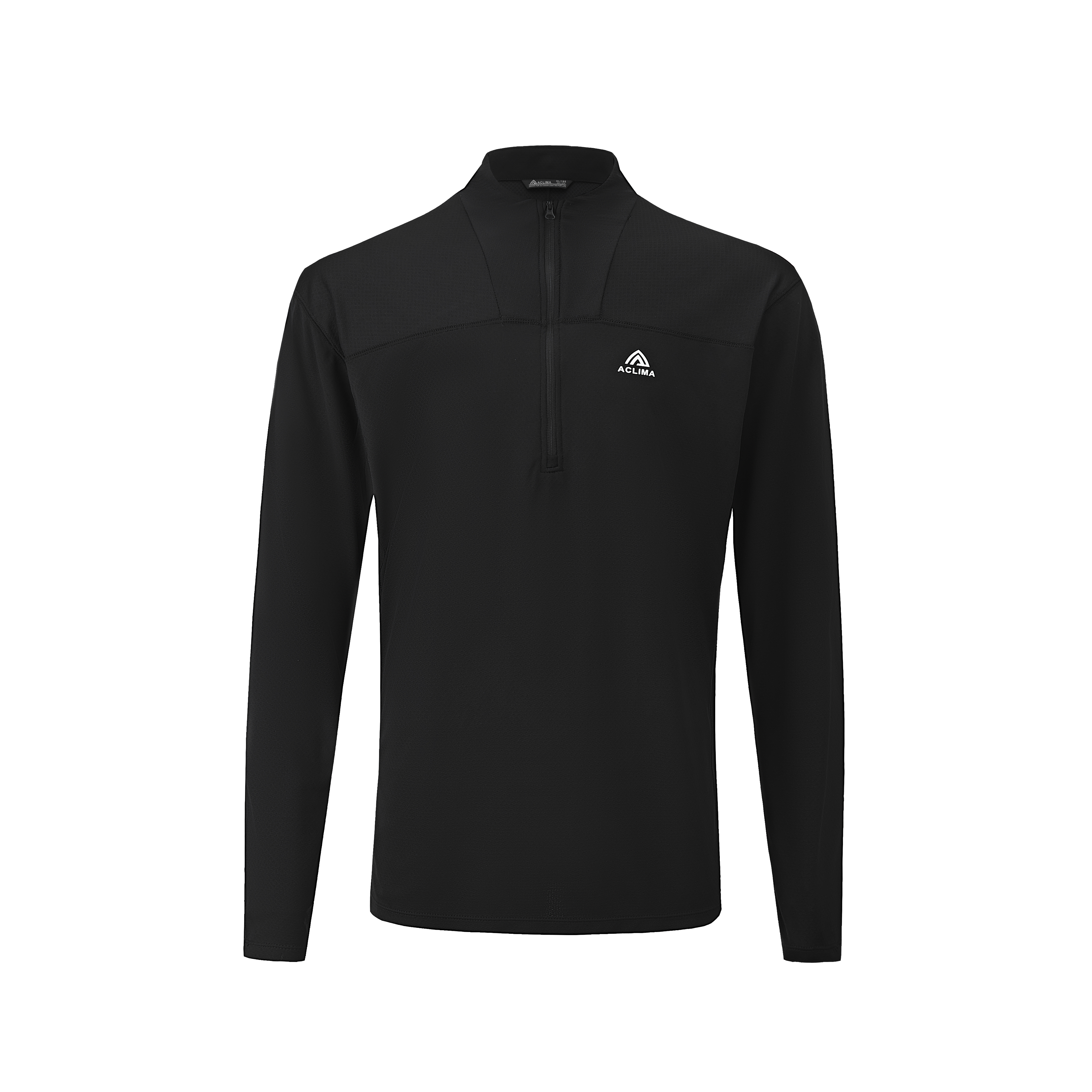 Autumn outdoor hiking half-zip quick-drying antibacterial long-sleeve base layer shirt