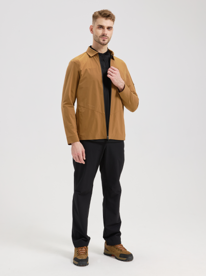 Men's shirt gusset softshell jacket