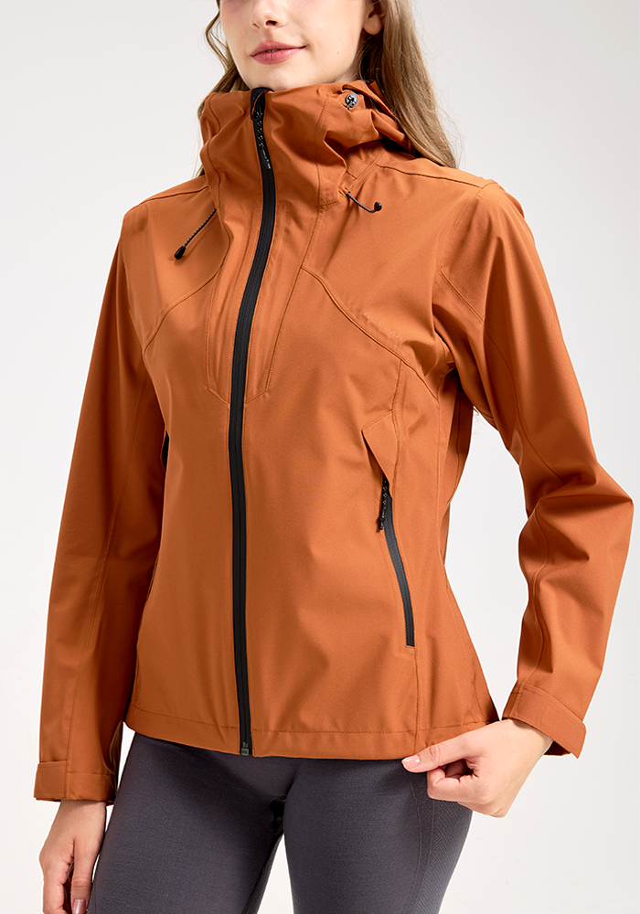 Women's 2.5L Waterproof Breathable Hiking Jacket with Hood