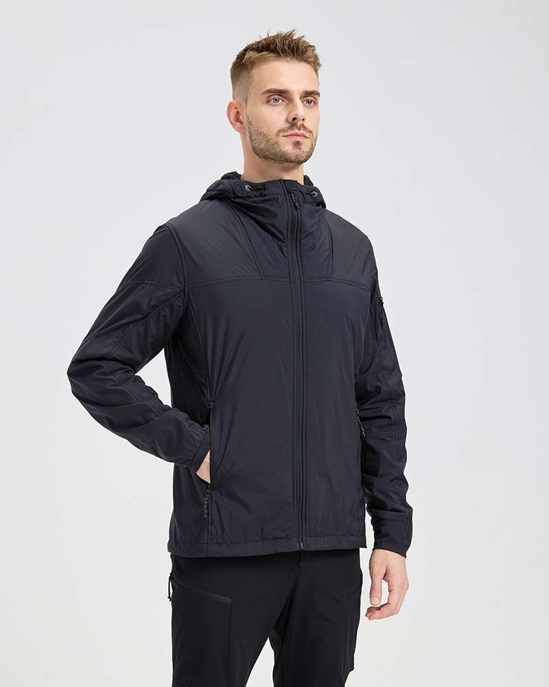 Men's Outdoor Merino Wool × Alpha Fleece Hybrid Jacket