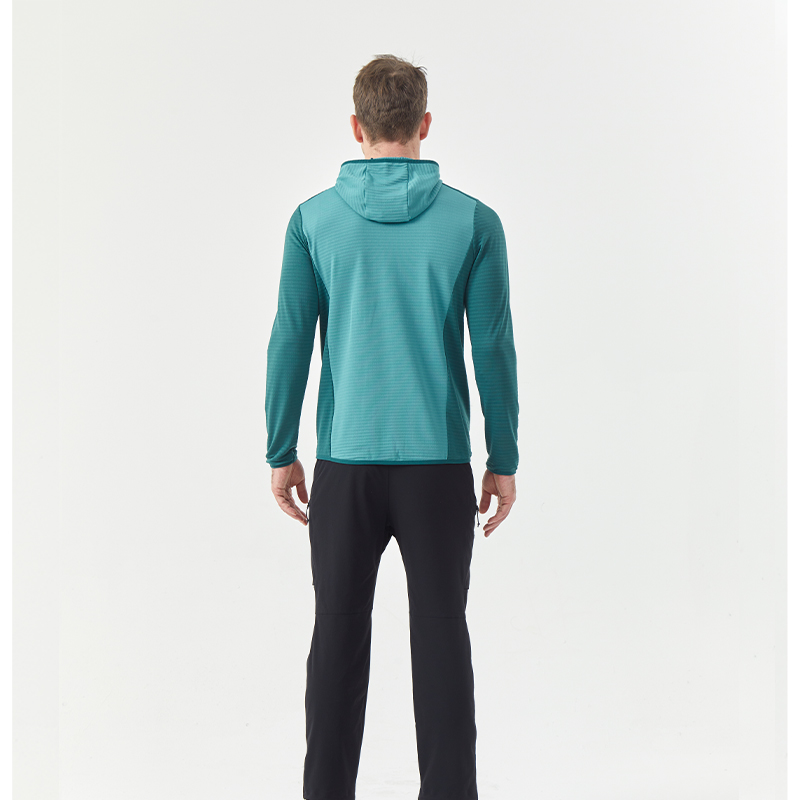 ACLIMA Men's outdoor fleece hooded jacket