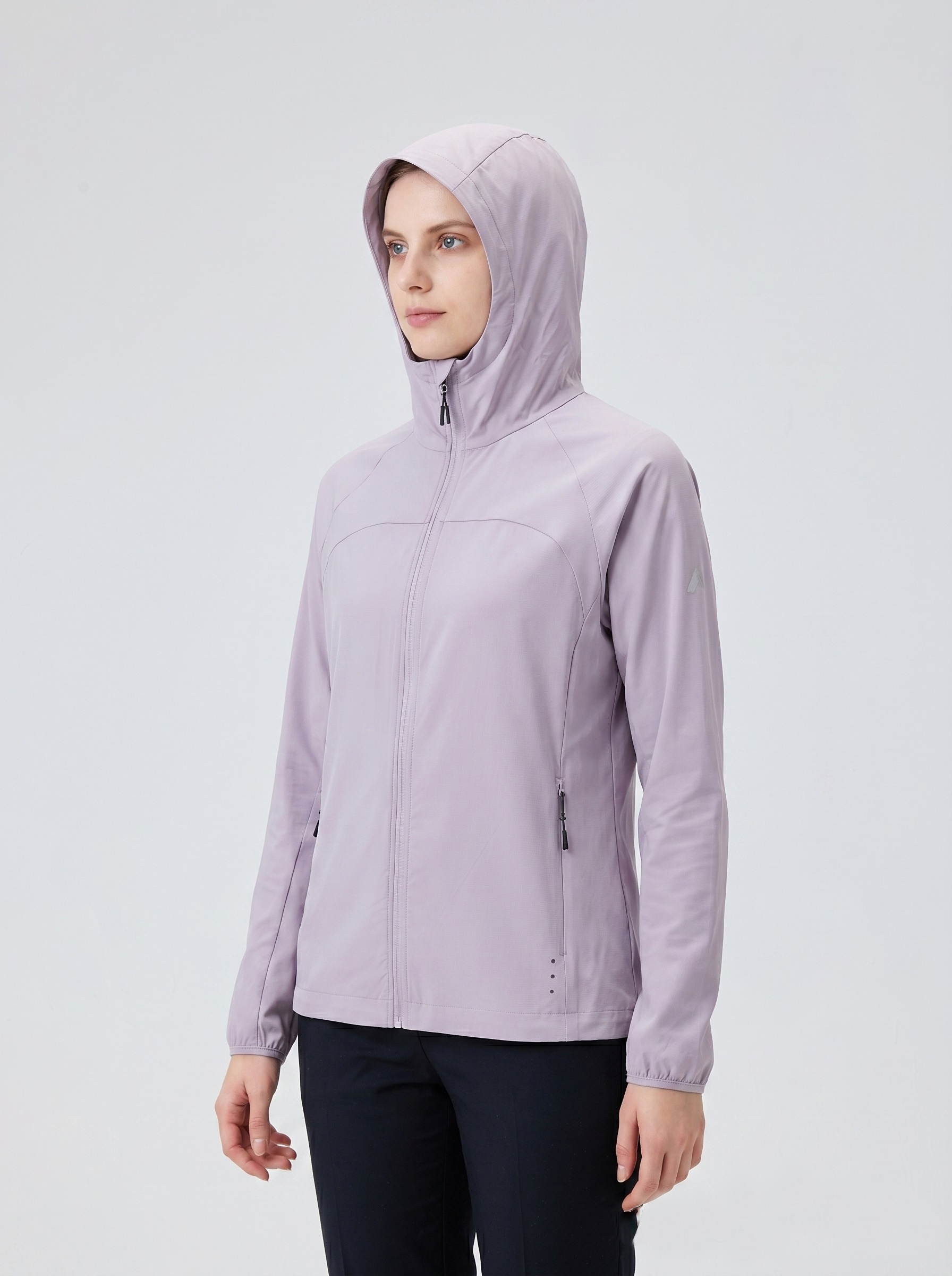 Women's Lightweight Windproof Outdoor Hooded Jacket