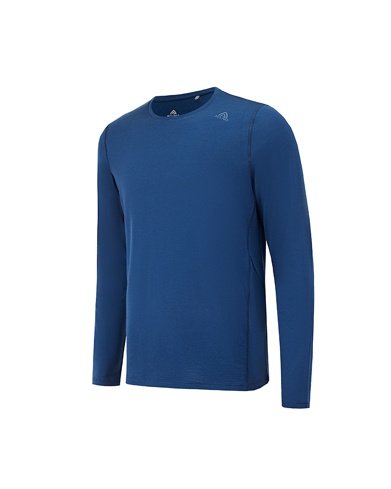   Men's full merino wool patchwork long sleeve;