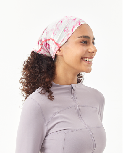 WarmWool tie-dye scarf versatile wool scarf for sports